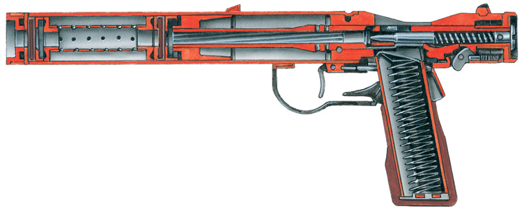 9-мм специальный пистолет "Велрод" MkI.