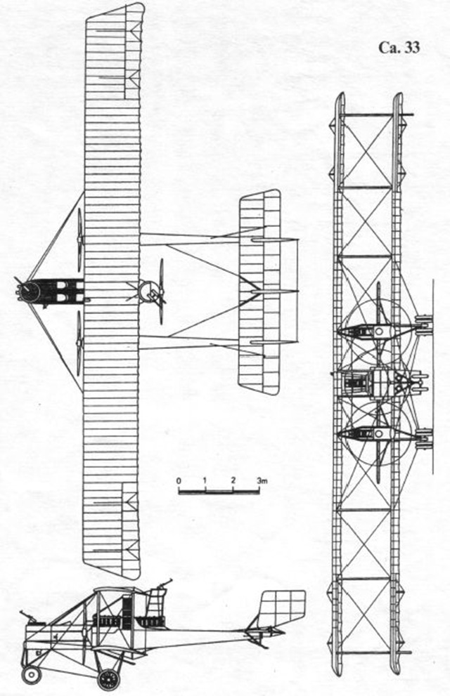 италианский бомбардировщик "Капрони" Ca.3
