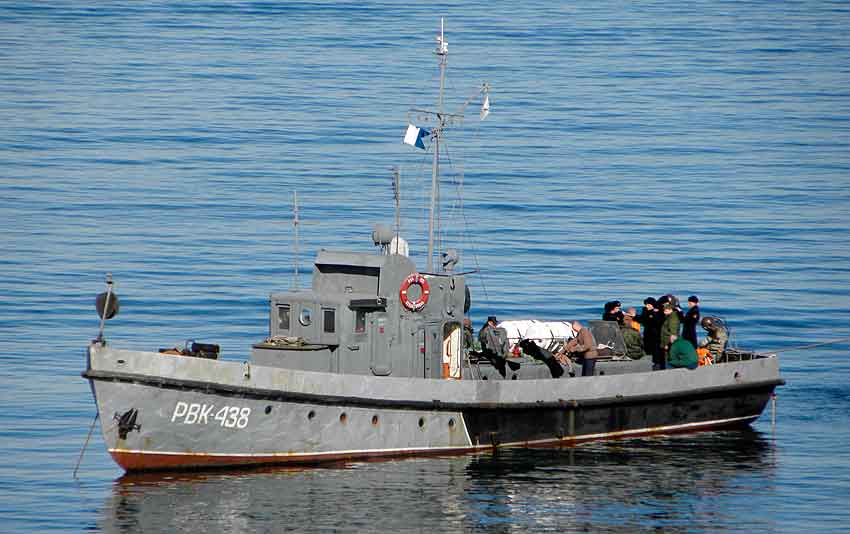 Водолазный катер РВК-438 проекта 376