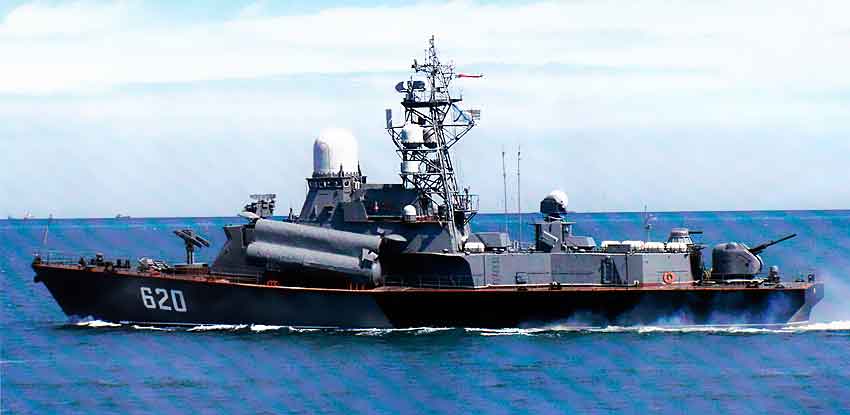 Малый ракетный корабль проекта 1234.1 «Штиль» бортовой номер 620